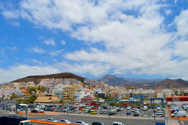 Resort Férias Los Cristianos Tenerife — Fotografia de Stock