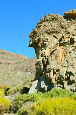 Tenerife 'deki Teide Dağı Ulusal Parkı Kanarya Adalarından biri