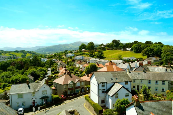 Une Vue Conwy Une Ville Côtière Dans Nord Pays Galles — Photo