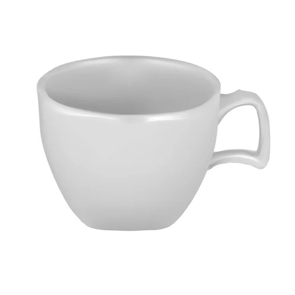 Modèle de tasse isolé sur fond blanc. Illustration vectorielle — Image vectorielle