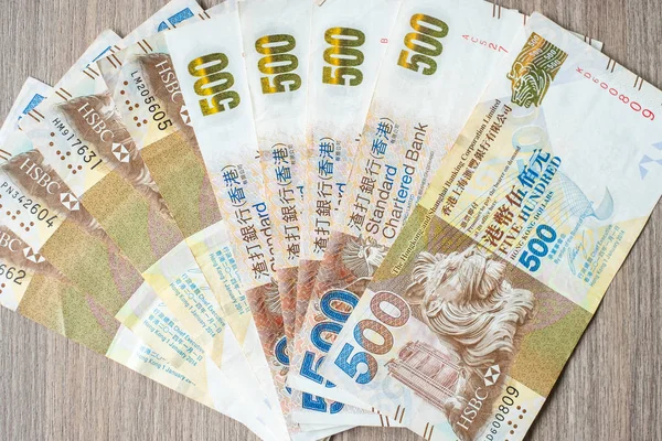 Hong Kong Döviz banknotların, iş geçmişi dolara Hk