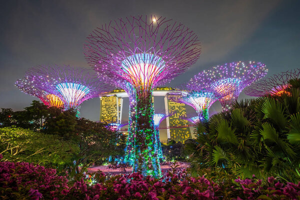 Singapore travel concept, landmark and popular for tourist attra