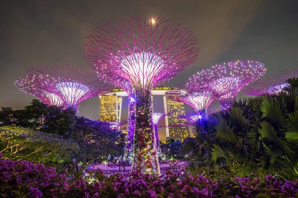 Singapore Reisekonzept, Wahrzeichen und beliebt für Touristen attra — Stockfoto