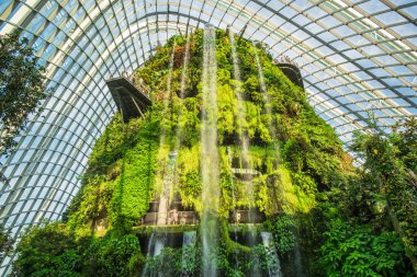 Singapur seyahat konsepti, dönüm noktası ve turistik attra için popüler