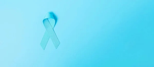 Noviembre Mes Concientización Sobre Cáncer Próstata Cinta Azul Clara Para — Foto de Stock