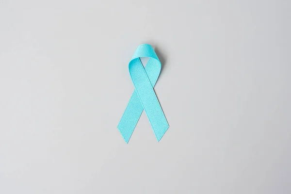 November Prostaat Cancer Awareness Maand Licht Blauw Lint Voor Het — Stockfoto