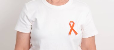 Eylül lösemisi için Orange Ribbon, Mart Böbrek Kanseri Günü, Çoklu Skleroz, Kasım Kompleksi Bölgesel Ağrı Sendromu, KRPS, COPD, Kronik Engelleyici Akciğer Hastalığı