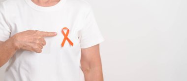 Eylül lösemisi için Orange Ribbon, Mart Böbrek Kanseri Günü, Çoklu Skleroz, Kasım Kompleksi Bölgesel Ağrı Sendromu, KRPS, COPD, Kronik Engelleyici Akciğer Hastalığı