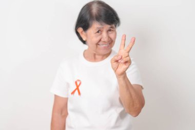 Eylül lösemisi için Orange Ribbon, Mart Böbrek Kanseri Günü, Çoklu Skleroz, Kasım Kompleksi Bölgesel Ağrı Sendromu, KRPS, COPD, Kronik Engelleyici Akciğer Hastalığı