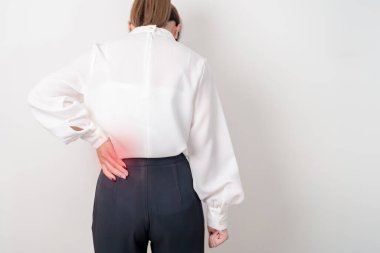 İş kadınlarının böbrek hastalığı, idrar sistemi ve taşları için bel ağrısı, böbrek ve kanser günü, kronik böbrek, Organ Bağışı Günü ve Sağlık Hizmetleri konsepti 