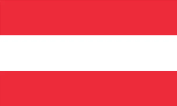 Vlag van Oostenrijk — Stockvector