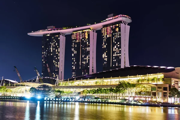 Singapura, Singapura: 19 de março de 2019: Marina Bay Sands Luxury Hotel, Singapura — Fotografia de Stock