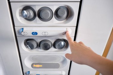 Klimalı ve uçuş görevlisi çağıran panel