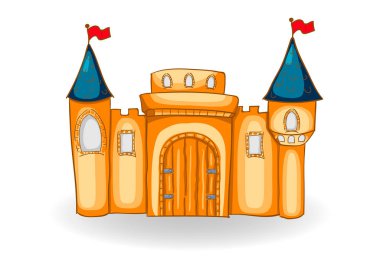 İyi fairytale kale gölge ile