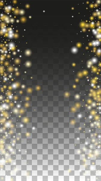 Zlatá třpytivá vektorová textura na černé. Vzor Zlaté záře. Zlaté Vánoce a Nový rok. Golden Explosion of Confetti. Star Dust. Abstraktní blikající pozadí s designem party světel. — Stockový vektor