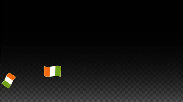 Vector Irish National Background. Cartaz do Dia de São Patrício para a Festa do Pub. 17 March Symbol Illustration (em inglês). Bandeira da Irlanda. Eire Banner sobre Turismo. Ilha Eire. Bandeira Celta. Turista Dublin Cartão postal . —  Vetores de Stock