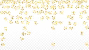 Şeffaf üzerinde Lüks Vektör Altın Yüzdelik İmza Konfeti. Yüzde Satış Arkaplanı. İş dünyası, Ekonomi Baskısı. İndirimli Çizim. Terfi Posteri. Kara Cuma Sancağı. Özel Teklif Şablonu.