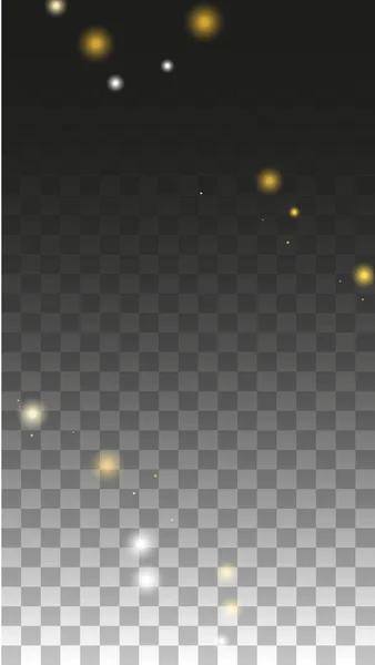 Gold Glitter Vector Texture auf einem Schwarz. Goldenes Glühmuster. Goldene Weihnachten und Neujahr Schnee. Goldene Konfettiexplosion. Sternenstaub. Abstraktes Flimmern Hintergrund mit einem Party-Licht-Design. — Stockvektor