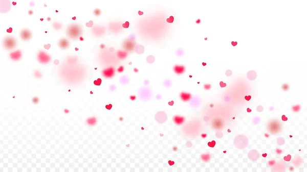 心的降功能食品背景 情人节模式 浪漫分散的心壁纸 甜蜜的时刻 婚礼设计中的可爱元素 — 图库矢量图片