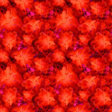 Çiçekli suluboya deseni. Yazlık Çiçek Baskısı. Modern Elbise Tasarımı. Bud Duvar Kağıdı Tasarımı. Meadow Flowers İllüstrasyonu. Tekstil için İlkbahar İllüstrasyonu. Egzotik Çiçek. Hibiscus.