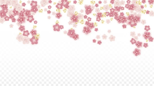 Vector Primavera o Verano Venta Antecedentes con Flores y Porcentaje para Diseño de Banner. Bueno para la oferta especial de descuento de vacaciones calientes, Viernes Negro, Acción de promoción de moda. Ilustración romántica de Sakura . — Archivo Imágenes Vectoriales