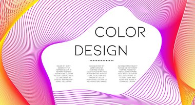 Fütürist soyut vektör arka plan hipster elemanları ile... Parlak degrade geometrik kapak tasarımı. 3D sıvı şekiller, çizgiler kompozisyon. Davetiye şablonları ayarlamak. Müzik Festivali Afiş. Özet satırları.