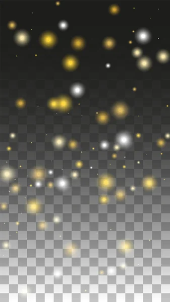 Texture vectorielle de paillettes d'or sur un noir. Golden Glow Pattern. Noël doré et neige du Nouvel An. L'explosion dorée des confettis. Star Dust. Résumé Flicker arrière-plan avec un design de lumières de fête. — Image vectorielle