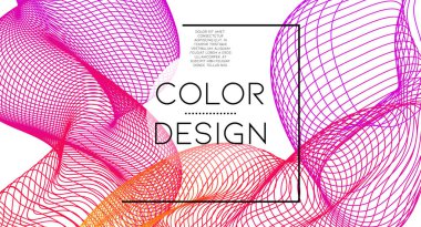 Fütürist soyut vektör arka plan hipster elemanları ile... Parlak degrade geometrik kapak tasarımı. 3D sıvı şekiller, çizgiler kompozisyon. Davetiye şablonları ayarlamak. Müzik Festivali Afiş. Özet satırları.