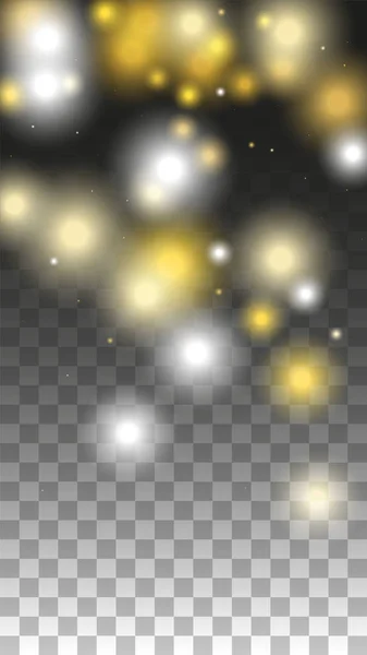 Guld Glitter vektor tekstur på en sort. Golden Glow Mønster. Gylden jul og nytår sne. Golden Explosion af konfetti. Stjernestøv. Abstrakt flimmerbaggrund med et festlysdesign. – Stock-vektor