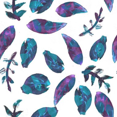 Suluboya çiçek desenleri, narin çiçekler. Kusursuz yaz mevsimi