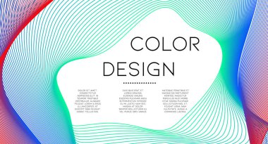 Fütürist soyut vektör arka plan hipster elemanları ile... Parlak degrade geometrik kapak tasarımı. 3D sıvı şekiller, çizgiler kompozisyon. Davetiye şablonları ayarlamak. Müzik Festivali Afiş. Özet satırları.