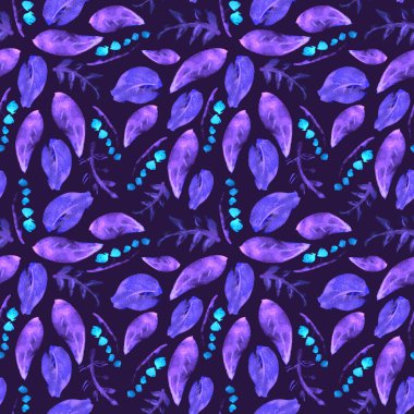 Suluboya çiçek desenleri, narin çiçekler. Kusursuz yaz mevsimi