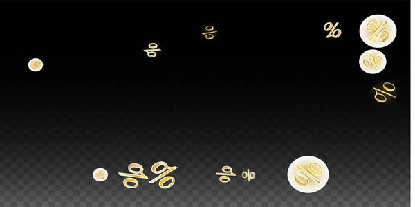 Luxury Vector Gold Ποσοστό Είσοδος Confetti σε διαφανές. Ποσοστό πώλησης φόντου. Επιχειρήσεις, Οικονομικά Εκτύπωση. Εικονογράφηση έκπτωσης. Αφίσα προώθησης. Μπλακ Φράιντει Μπάνερ. Πρότυπο ειδικής προσφοράς. — Διανυσματικό Αρχείο