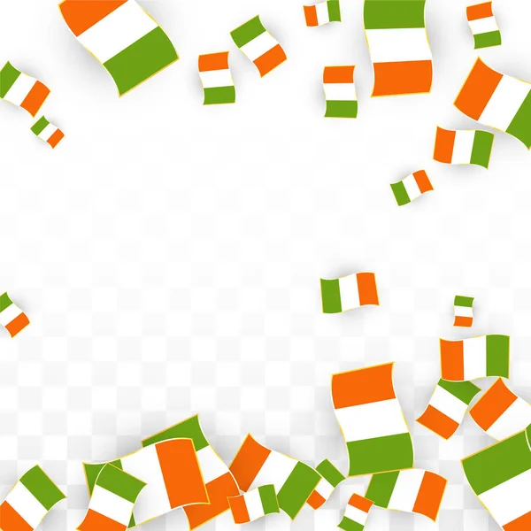 Irská národní pozadí vektor. Den svatého Patricka plakát Pub party. 17. března Symbol obrázku. Irská vlajka. Eire Banner o cestovním ruchu. Eire ostrov. Keltské vlajka. Turistické Dublin pohlednice. — Stockový vektor