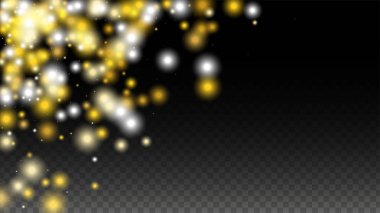 Siyah üzerine altın parıldayan taşıyıcı dokusu. Altın Parıltı deseni. Altın Noel ve Yeni Yıl Karı. Altın Konfeti Patlaması. Yıldız tozu. Parti Işıkları Tasarımlı Soyut Titrek Arkaplan. 