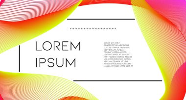 Fütürist soyut vektör arka plan hipster elemanları ile... Brig