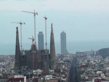 Kilisenin görünümü inşaat aşamasında kutsal aile