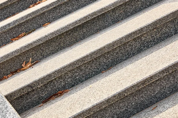 Marble Granite Steps Gray Color Structure Parallel Lines Located Diagonally — Stock Photo, Image
