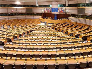 Belgium, Brussel, Europian Parliament, Hemicycle clipart