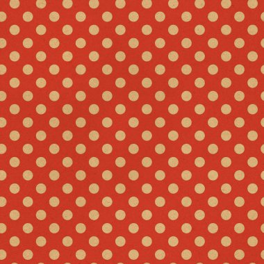 Polka vintage retro arkaplan kırmızı noktalardaki dikişsiz doku.