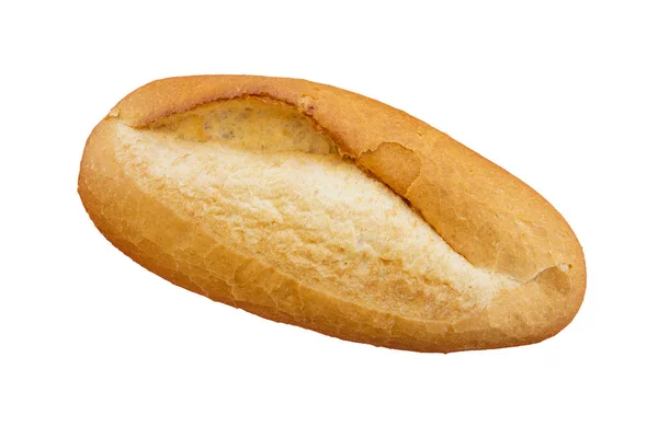 Yerel Olarak Ekmek Olarak Adlandırılan Türk Ekmeğine Yakın Plan Beyaz — Stok fotoğraf