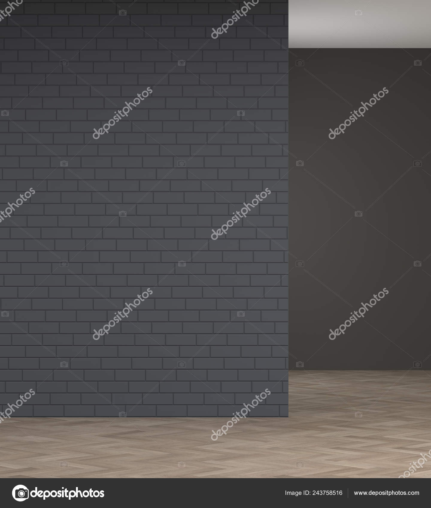 Vaciar Interior Habitacion Casa Diseno Fondo Ilustracion Pared