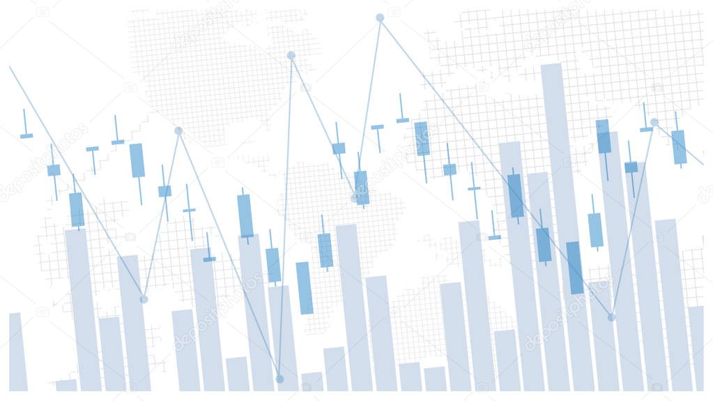 stock market forex trading graph vector futuristic,Smart investment technology controlling protection system global network financial investment economic trends background