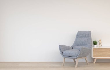 duvar mockup kanepe önünde sarı boş duvar 3d modern ev tasarımı render, grafik tasarım duvar mockup için mockup elemanı