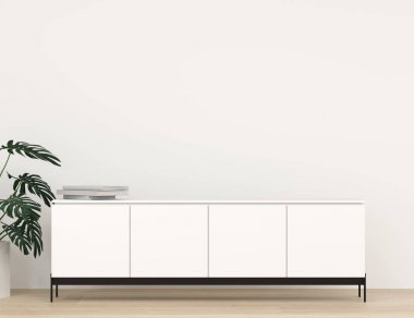 duvar mockup kanepe önünde sarı boş duvar 3d modern ev tasarımı render, grafik tasarım duvar mockup için mockup elemanı