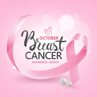 Göğüs kanseri farkındalığı afişleri ve kurdeleler, yeni sosyal medya şablonu için göğüs kanseri farkındalığı 