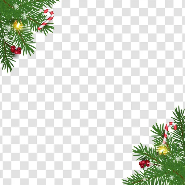 Natal Mídia Social Post Templates Post Quadro Quadrado Para Mídias — Vetor de Stock