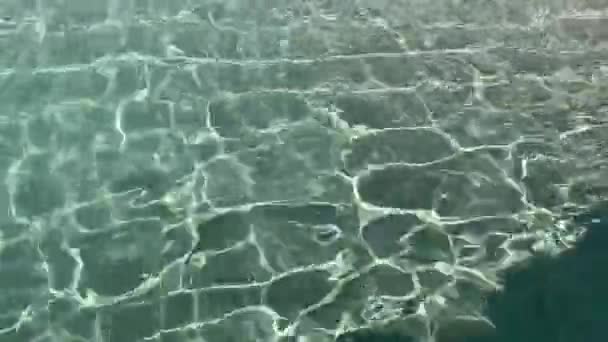 Hermosa Textura Agua Clara — Vídeo de stock