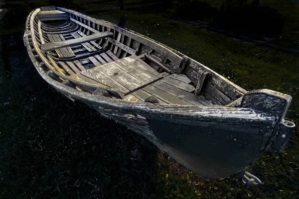 古老的传统木船 — 图库照片