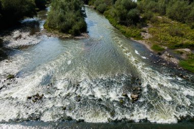 Vadi Nehri doğal kırsal manzara görünümü